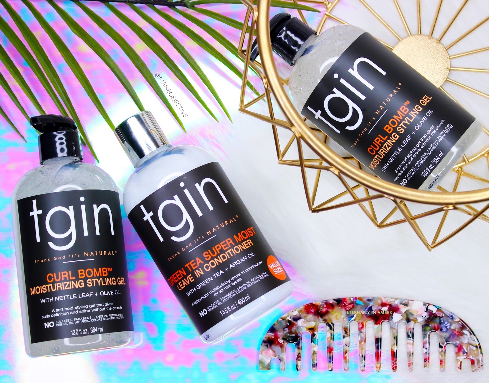 Review Working Out with tgin's NEW Curl Bomb Styling Gel + Smooth