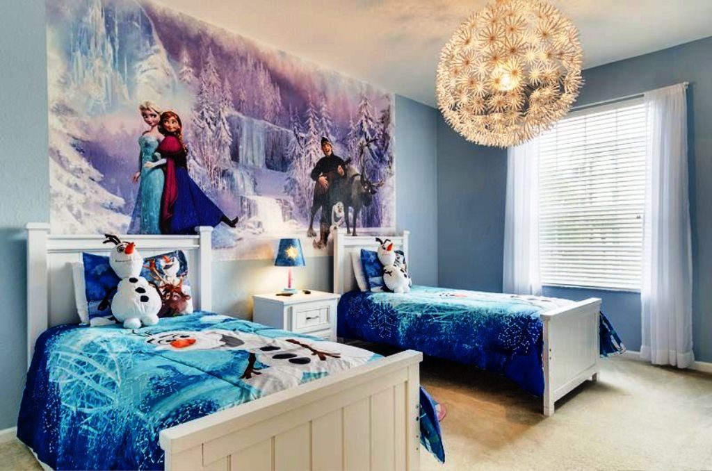  Desain  Kamar  Tidur Anak Perempuan Minimalis Tema Frozen 