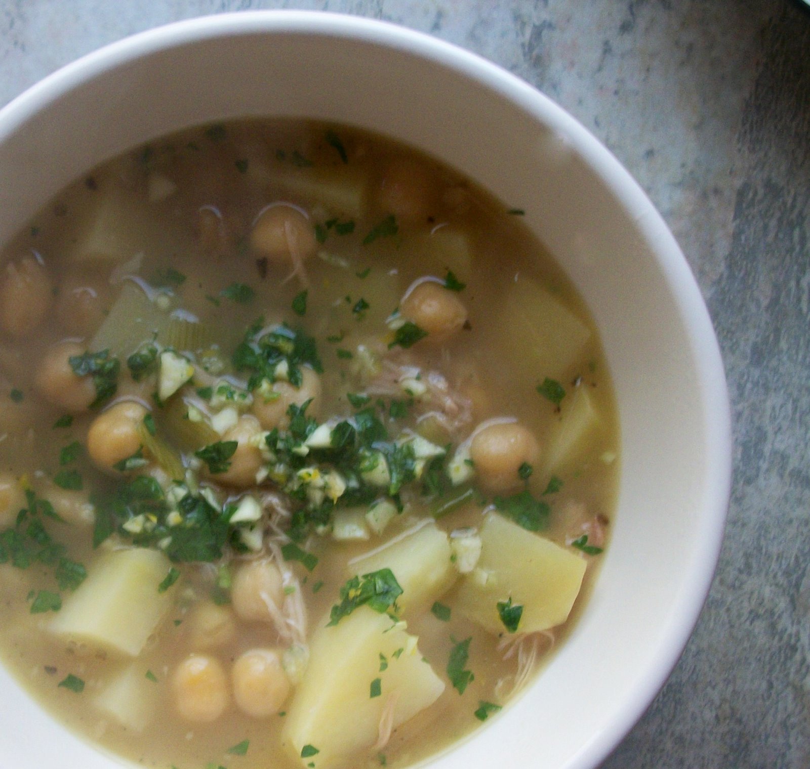 Mother's Kitchen: Chickpea and Leek Soup