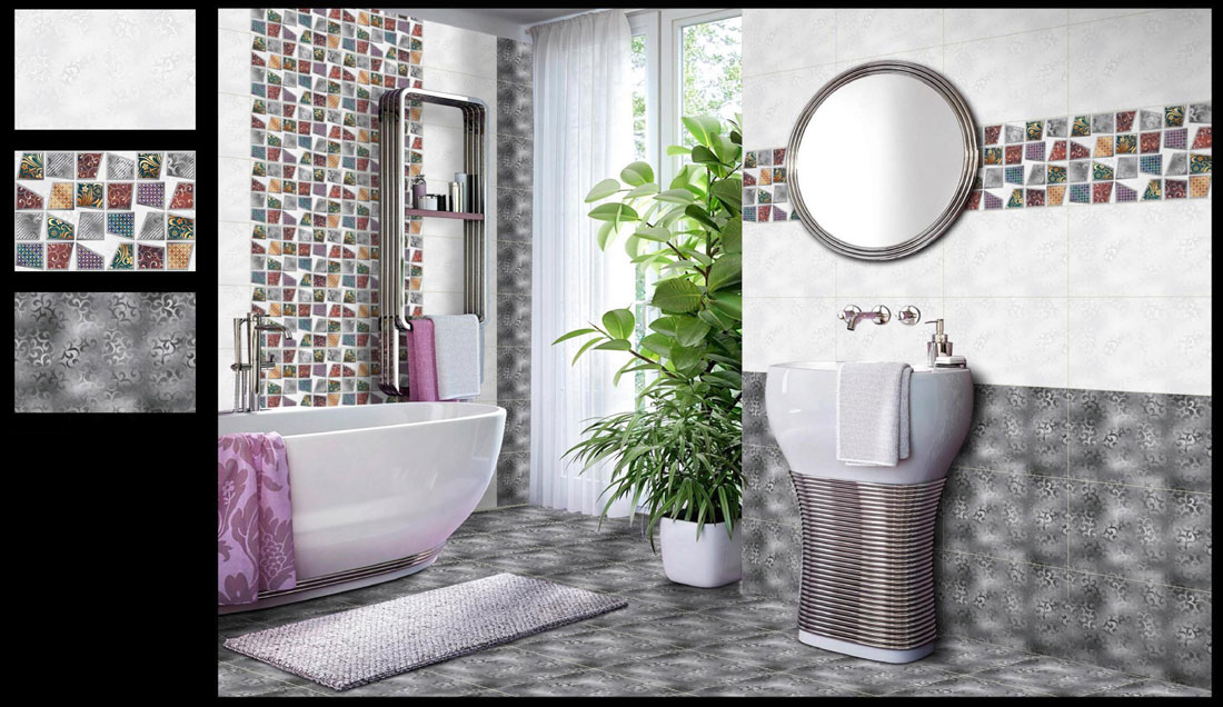 Luxury bathroom tiles