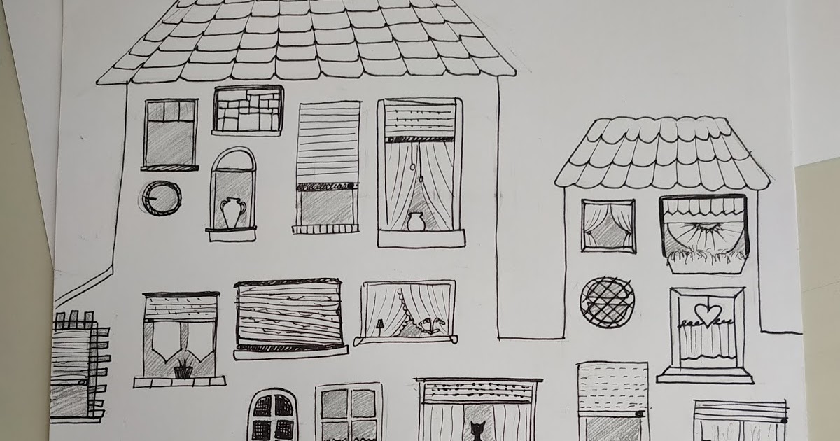 Kunst am MPG Aufgabe 34 Das Haus der hundert Fenster