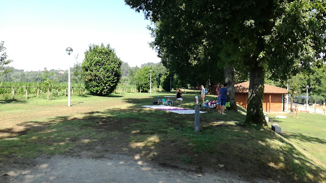 Zona de Sombra na Praia de Adaúfe