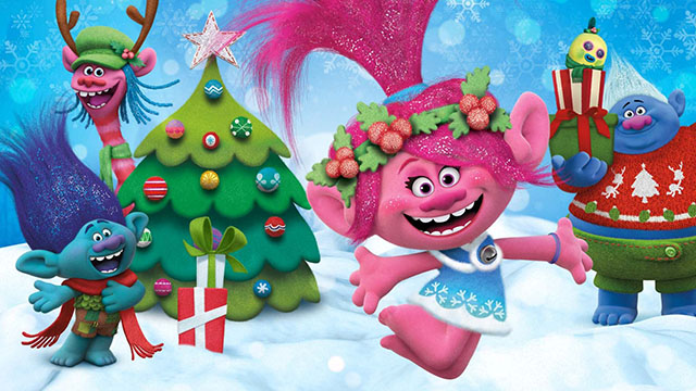 DreamWorks Trolls coloring pagees holiday.filminspector.com