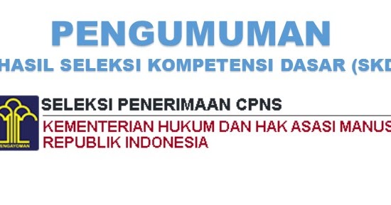 Kemenkumham Pengumuman Hasil Tes Skd Cpns Kemenkumham 2019
