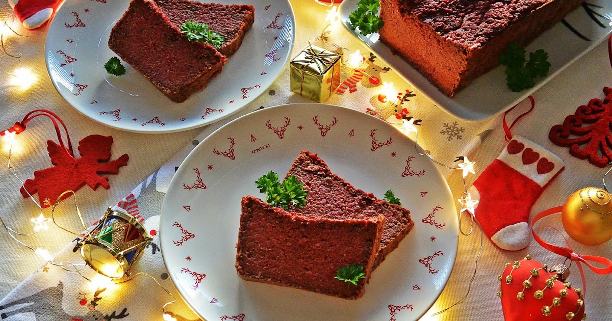 Świąteczny wegański pasztet z burakami