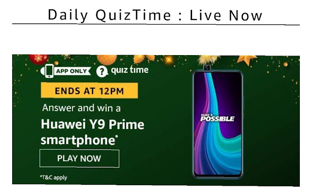 Amazon quiz answer RockzTricks