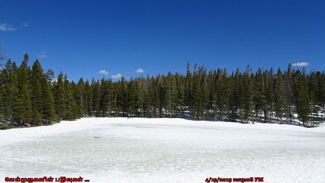 Frozen Nymph Lake Rocky Mt