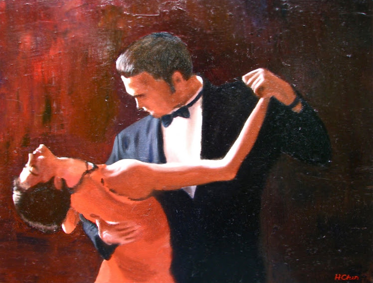 "Tango Dancers" - 16 x 20