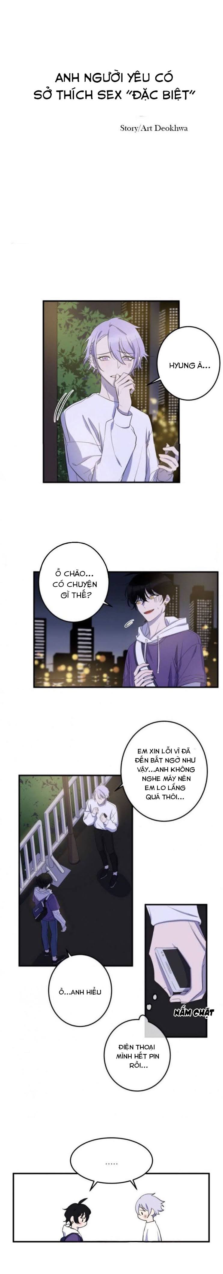 Đọc truyện Anh người yêu có sở thích sex đặc biệt - Chapter 13