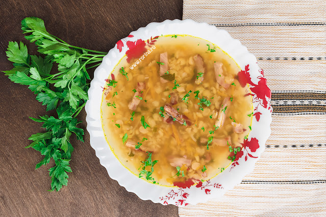 Гороховый суп с копченой грудинкой: пошаговый рецепт с фото