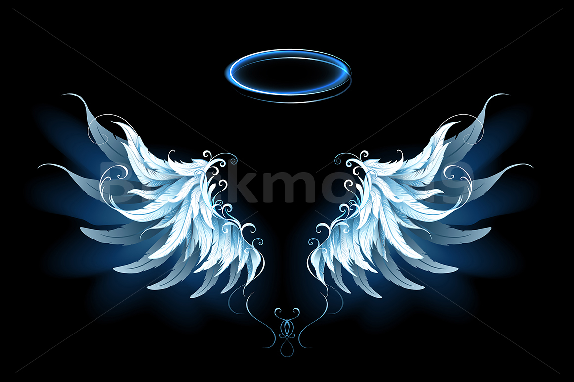 Blue Angel Wings