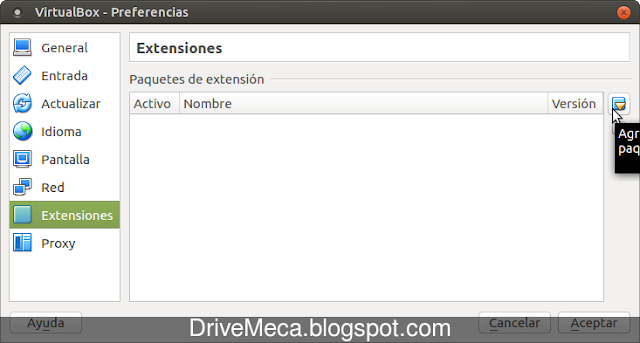 DriveMeca instalando Virtualbox en Linux Ubuntu 16.04 LTS paso a paso