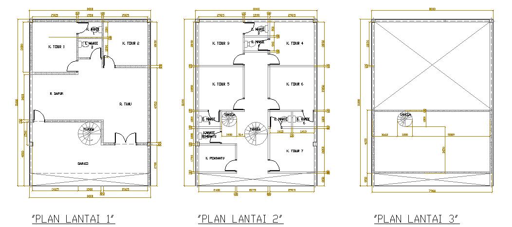 Gnp design: Design Rumah Minimalis buat Kontrakan 2 Lantai