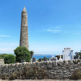 Ardmore round tower and cemetery