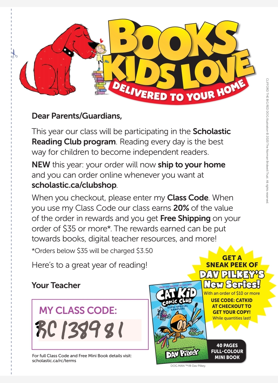 Scholastic Book Orders