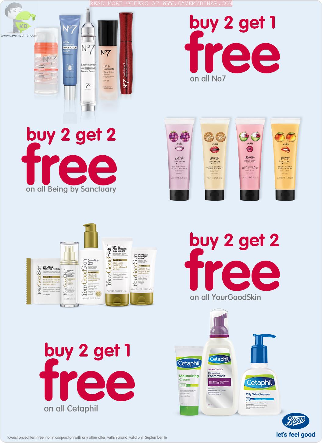 Boots Kuwait Buy 2 Get 1 Free SaveMyDinar Offers, Deals