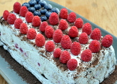 Chocolate Raspberry Icebox Cake