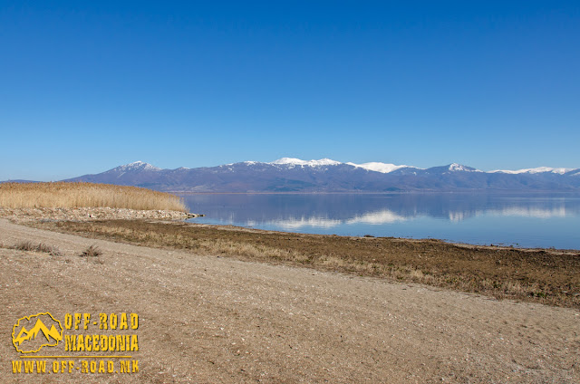 View towards Baba Mountain - Lakeview Resort, Otesevo, Prespa Lake, Resen Municipality, Macedonia