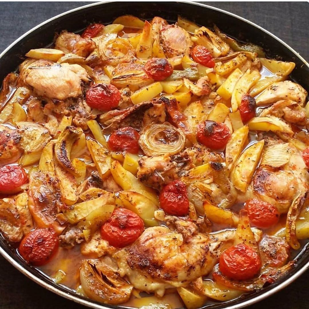 Sebzeli Fırın Tavuk Resimli Yemek Tarifleri