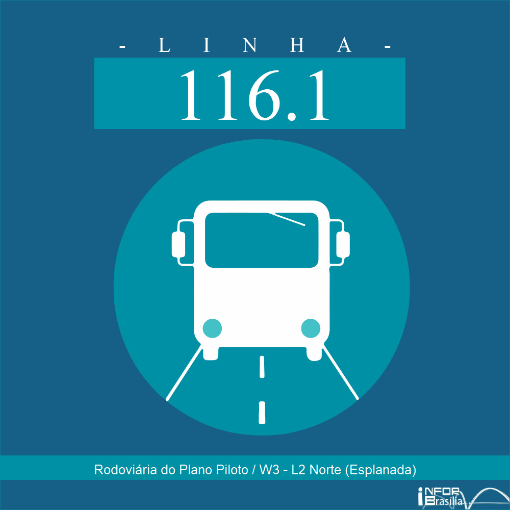 116.1 Circular Rodoviária do Plano Piloto/W3L2 Norte/Esplanada