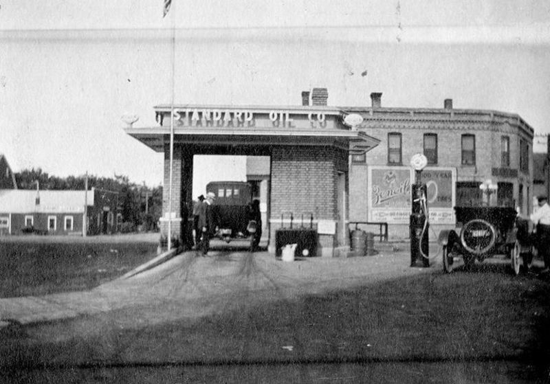 The Smallest Gas Station in the World Vintage Everyday