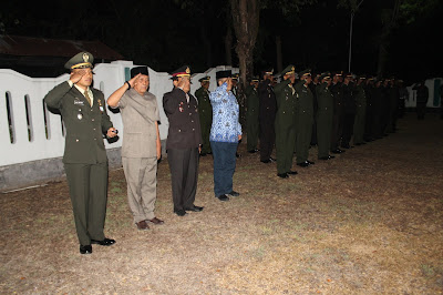 UPACARA KEHORMATAN DAN RENUNGAN SUCI DI TMP HASTANA MANGGALA NEGARA KAB.SRAGEN
