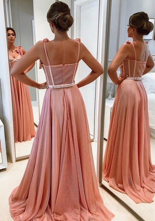 vestido de madrinha justo