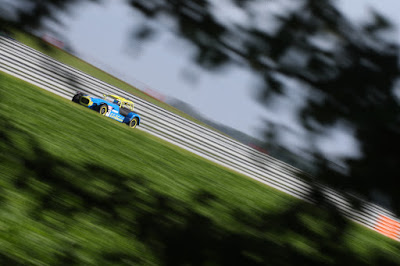 Daniel French qualifying P8 with a broken finger for race one of the 2019 Caterham 270R Race at Snetterton