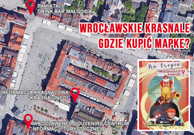 Mapa krasnali Wrocław gdzie kupić?