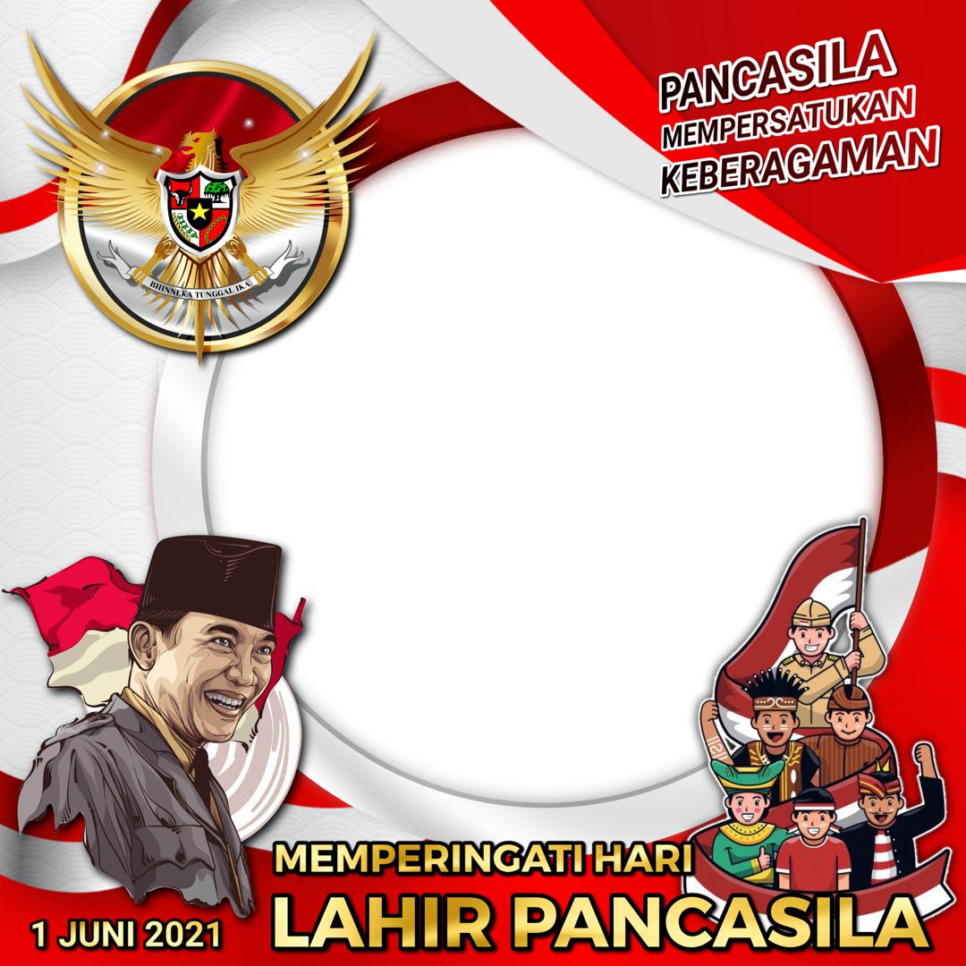 Link Download Twibbon Selamat Memperingati Hari Lahir Pancasila 2021 dengan Gambar Ir. Soekarno