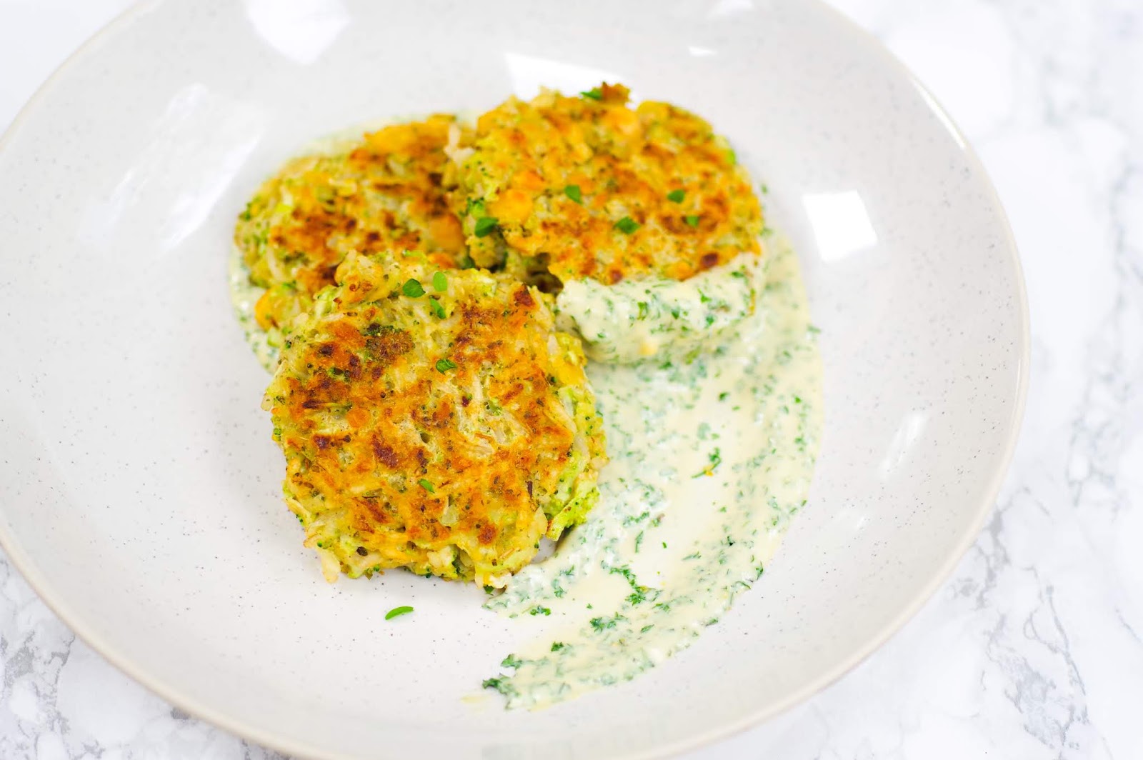 Broccoli & Chickpea Fritters Euphoric Vegan