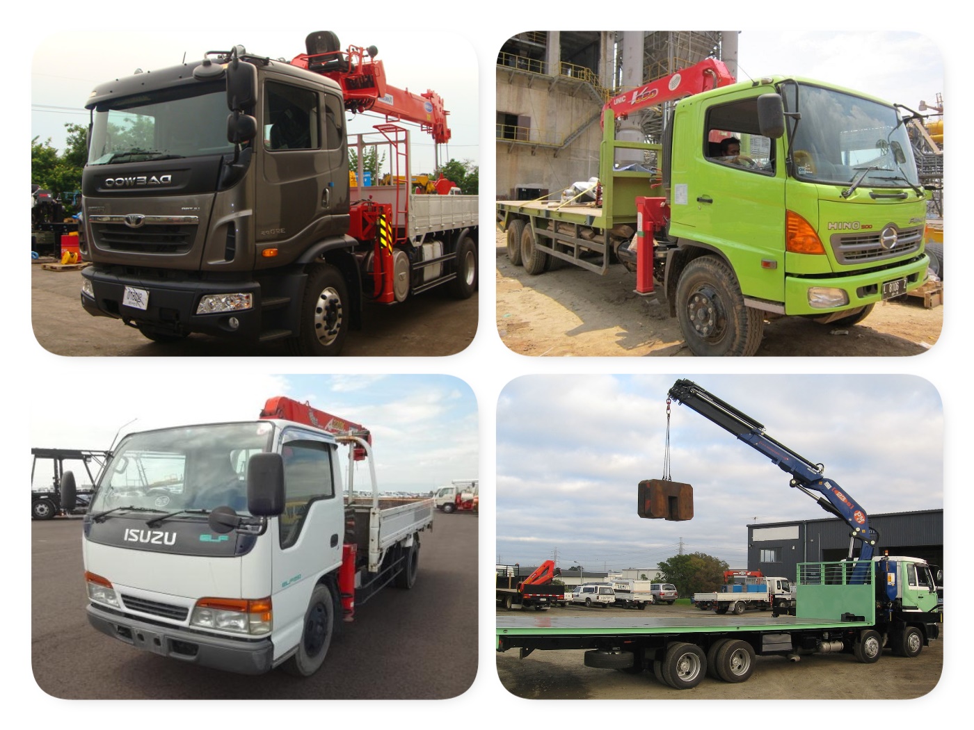 Rental HIAB truck crane balikpapan Rental Crane Balikpapan