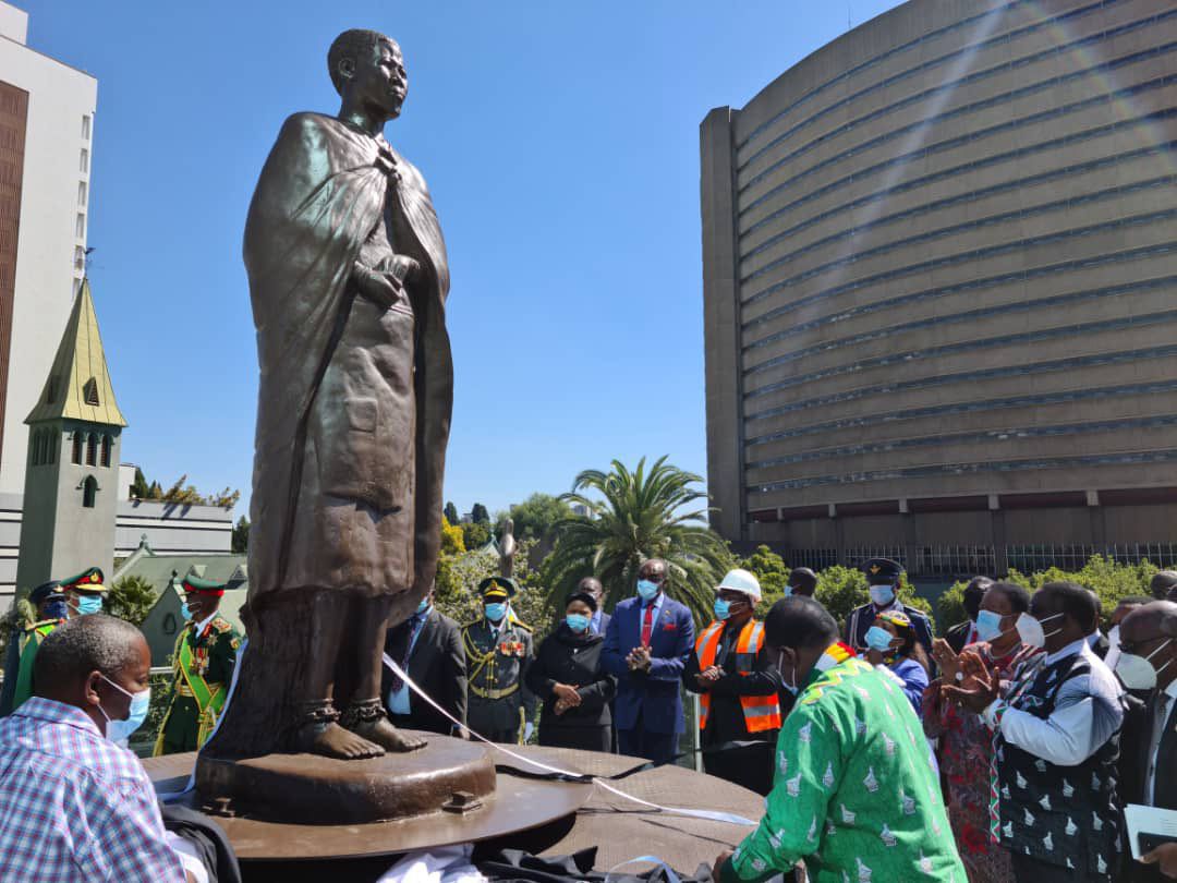 Mbuya Nehanda’s Statue In Samora Machel Avenue Ro Re-Open!