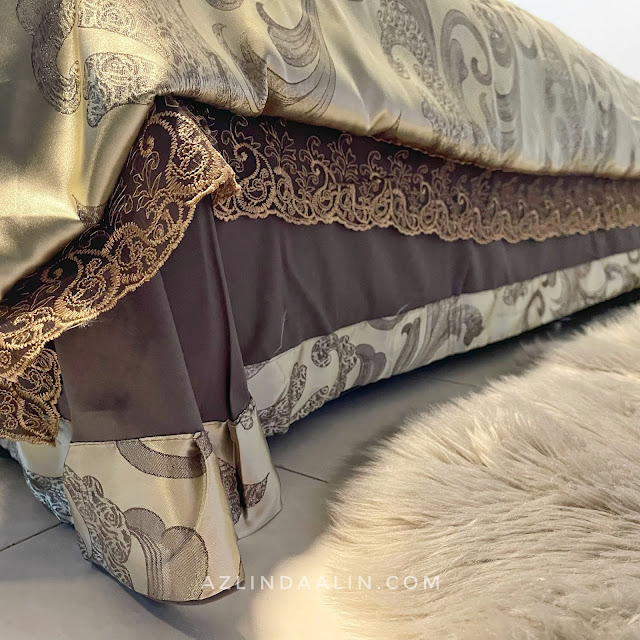 Cadar Cantik Bilik Pengantin Lama dari Sleepymill European-Style Printing Luxurious Bedding !