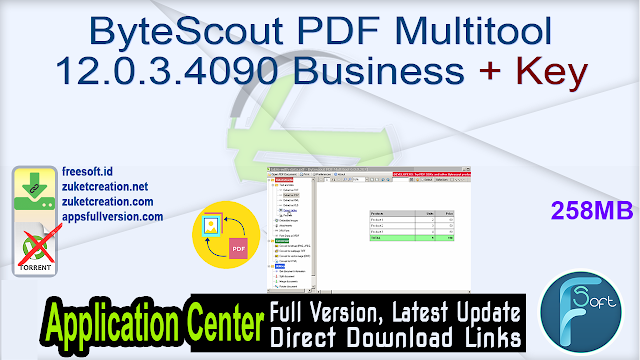 ByteScout PDF Multitool 12.0.3.4090 Business + Key