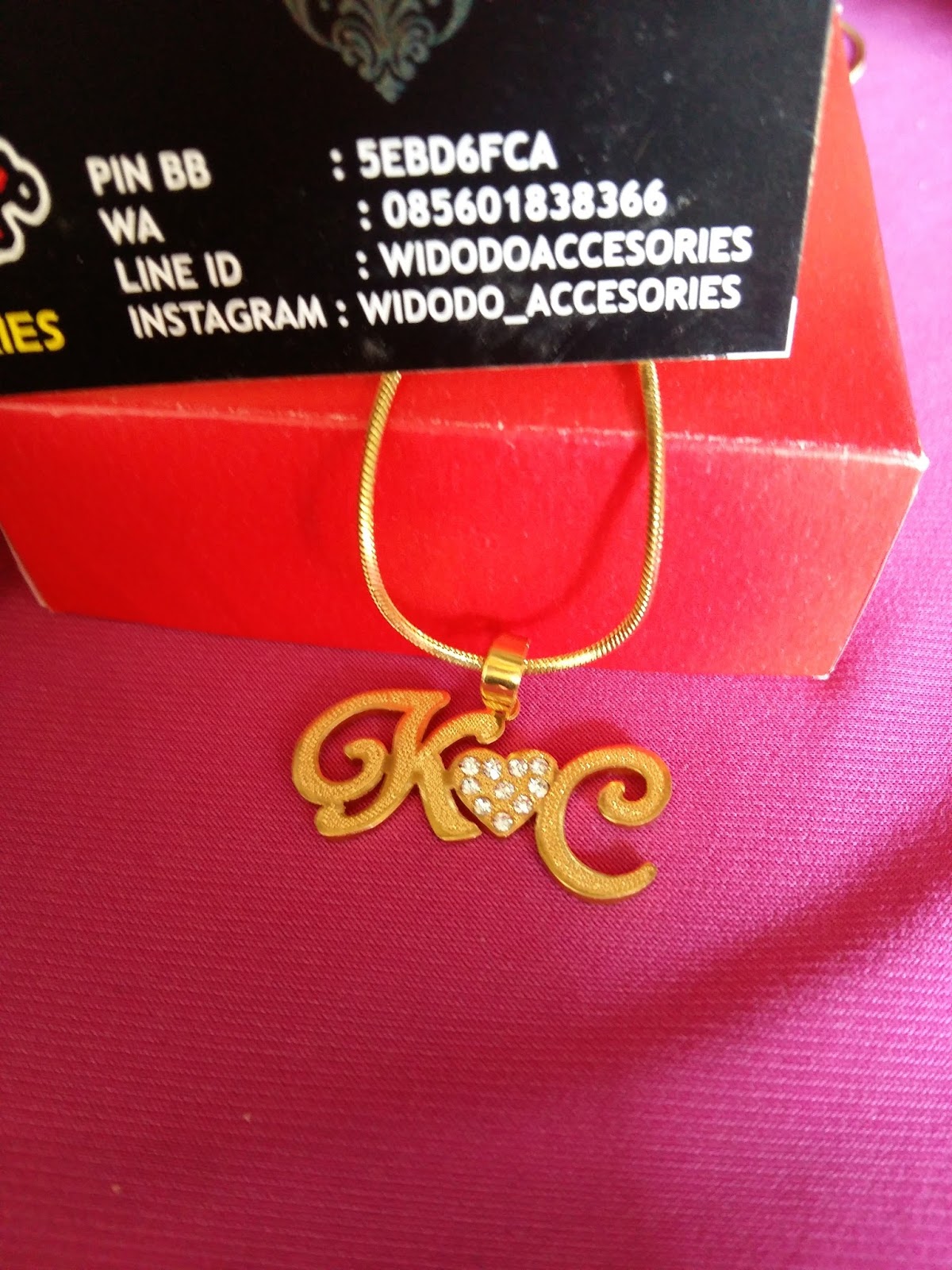 Kalung Ukir - Kalung Ukir Nama Custom Lapis Emas Widodo Acc kalung ukir kalung ukir nama custom lapis emas widodo acc