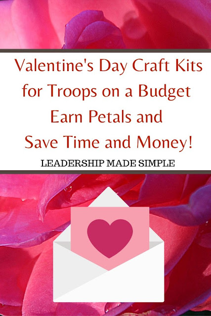 Daisy Troop Activities: Valentine's Day Craft Kits for Troops on a