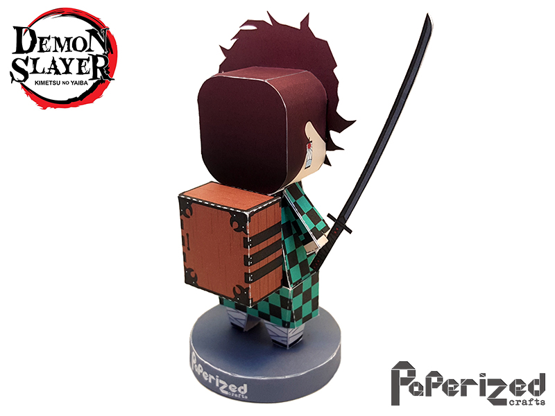 Demon Slayer: Tanjiro Kamado Papercraft | Paperized Crafts