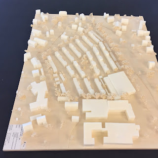 Vorschlag Bebauung Prix Gelände Modell für Wohnbebauung am Ammersee