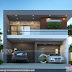 4 bedrooms 2210 sq. ft. contemporary home design