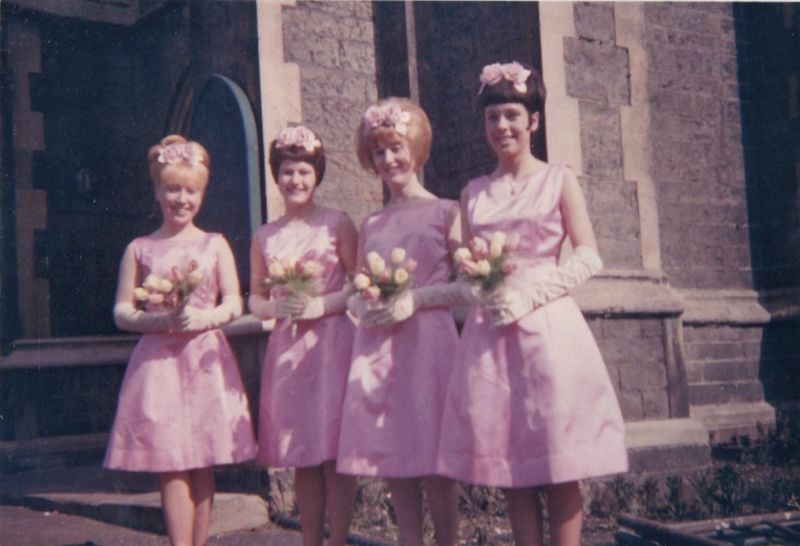 Bridesmaids in the 1960s ~ Vintage Everyday