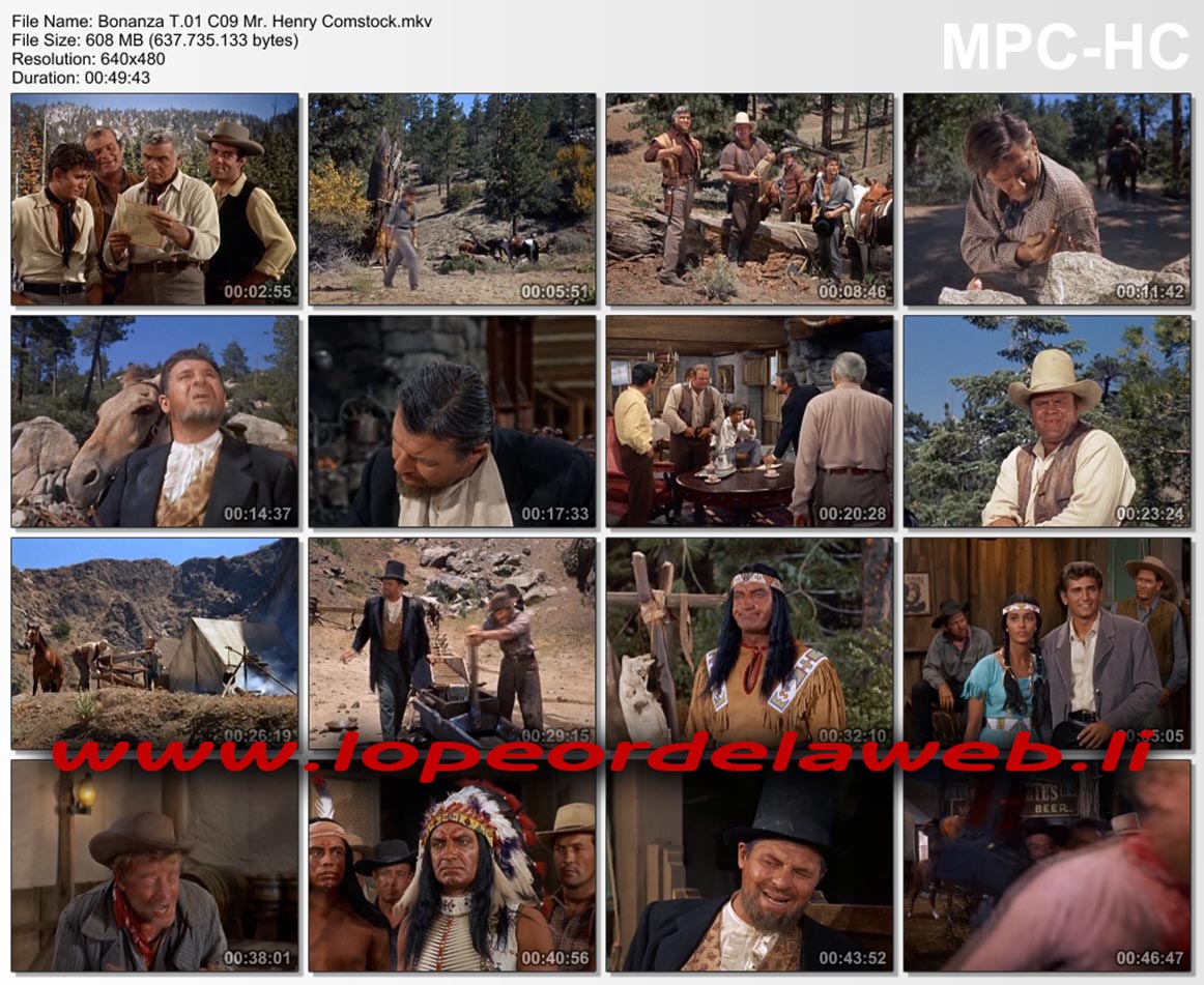 Bonanza - S01 E08 E09 E10 - Audio Latino