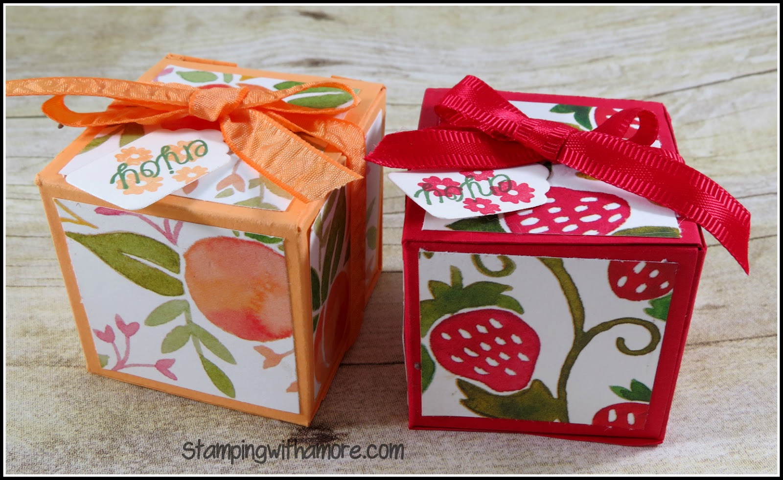Stampingwithamore FRUIT STAND JAM BOX