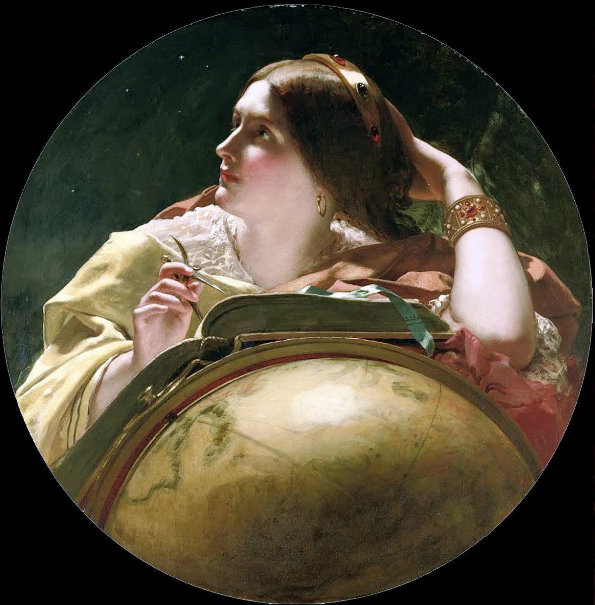 Museu De Reproduções De Arte Pensamento dobrado por James Sant (1820-1916,  United Kingdom)