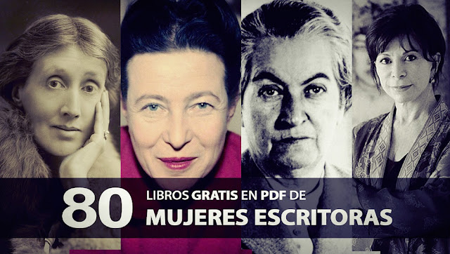 80 libros gratis en PDF de mujeres escritoras.