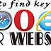 How to find keywords for website?