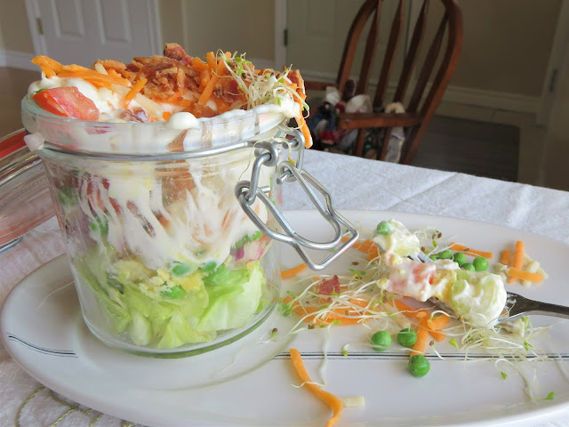 Seven Layer Salad for One