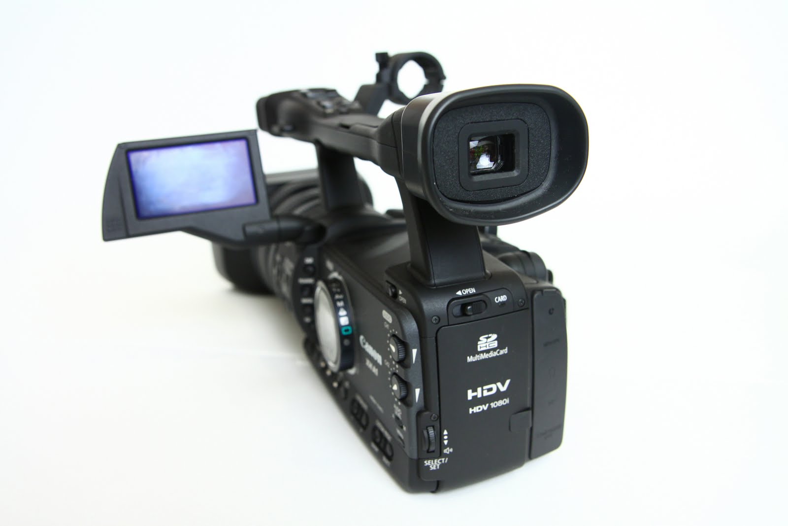 Behind the LENSES Canon XHA1 My old video camera