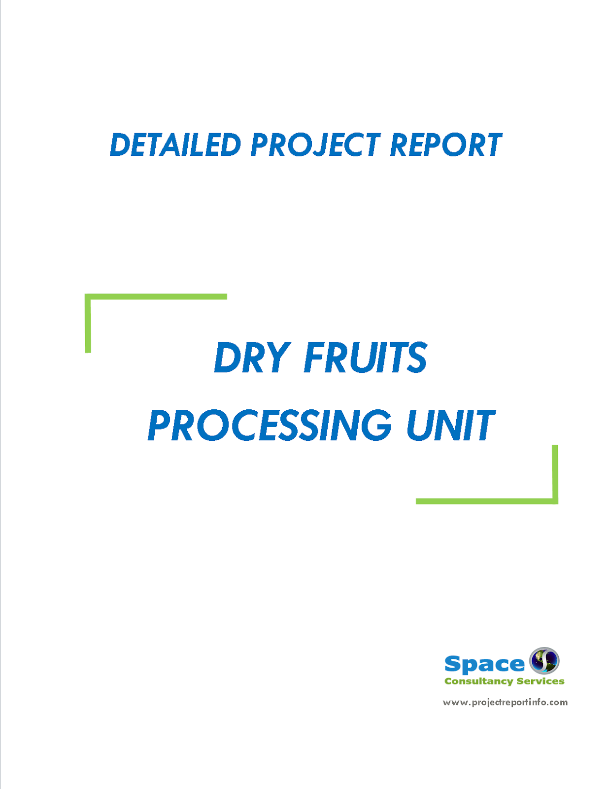 Project Report on Dry Fruits Processing Unit Space Consultancy Services