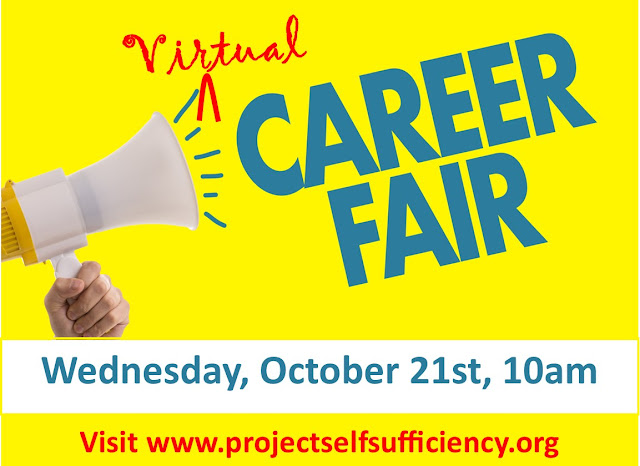 Free Virtual Career Fair hosted by Project Self-Sufficiency